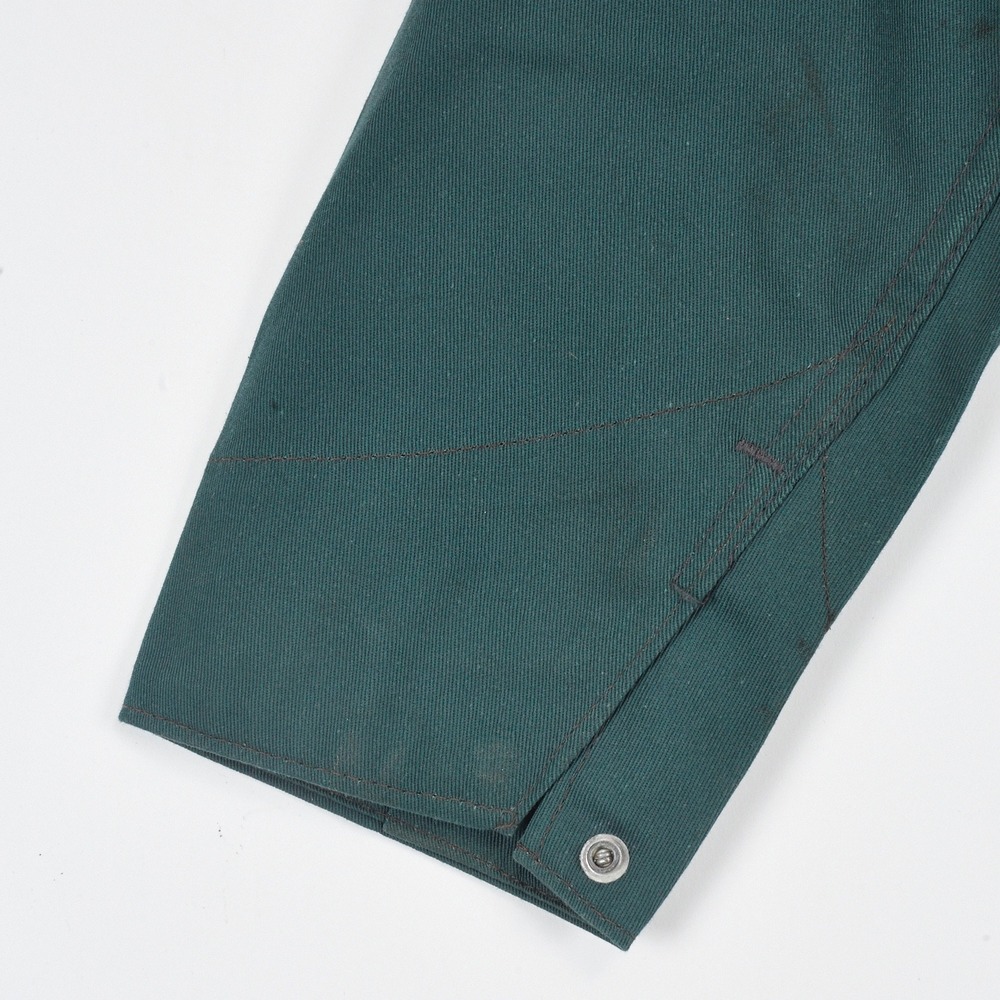 Vintage Big Ben Wrangler Coveralls Men 40 Reg Green Canvas Mechanic USA - Picture 6 of 16